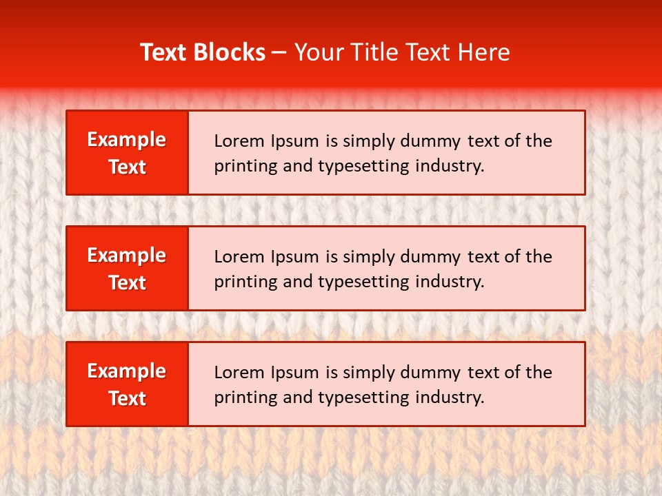Background Wool PowerPoint Template