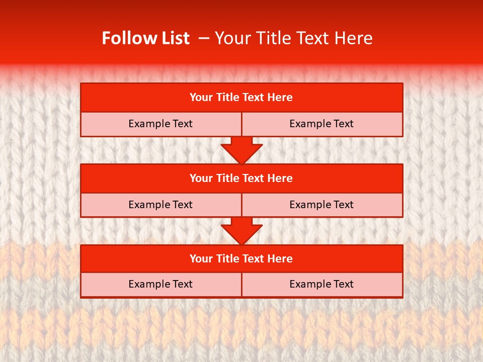 Background Wool PowerPoint Template