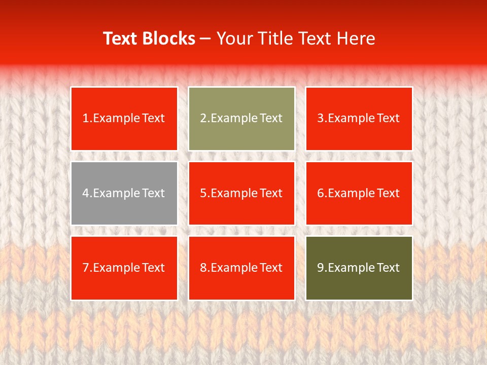 Background Wool PowerPoint Template