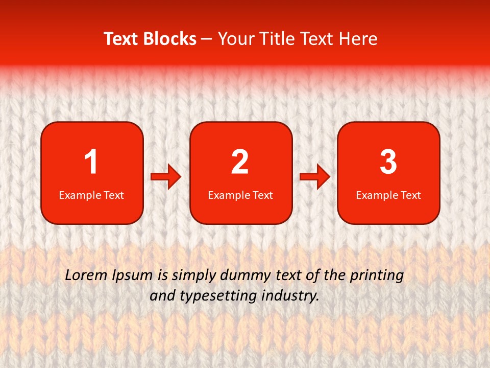 Background Wool PowerPoint Template