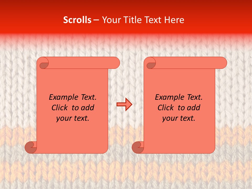 Background Wool PowerPoint Template