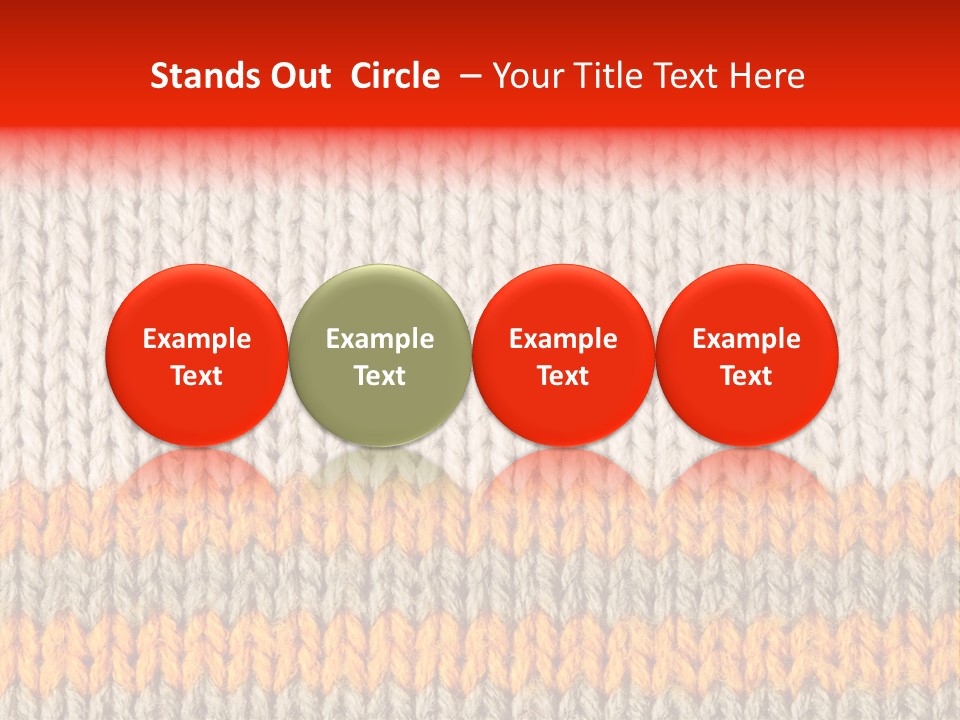 Background Wool PowerPoint Template