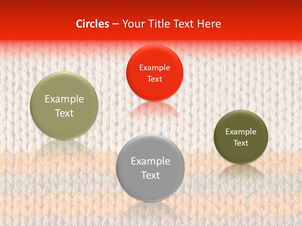 Background Wool PowerPoint Template