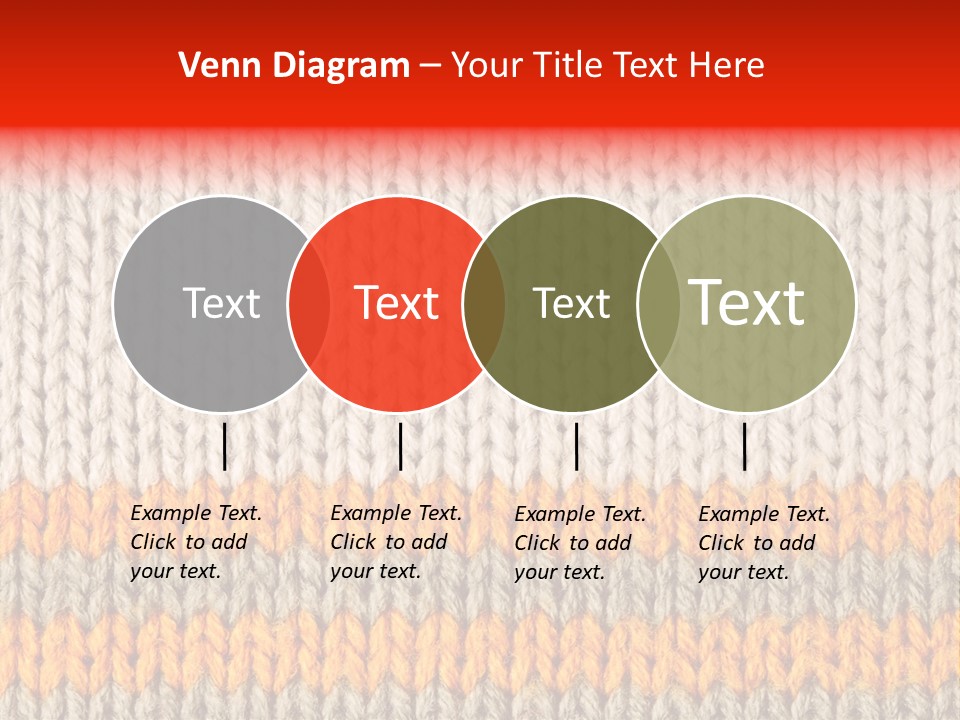 Background Wool PowerPoint Template