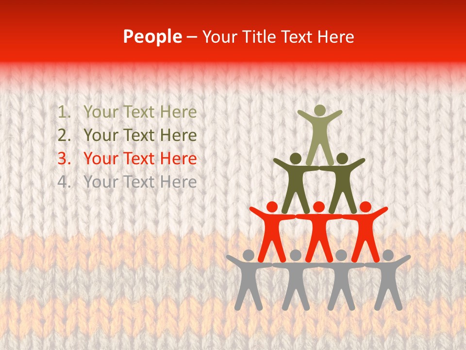 Background Wool PowerPoint Template