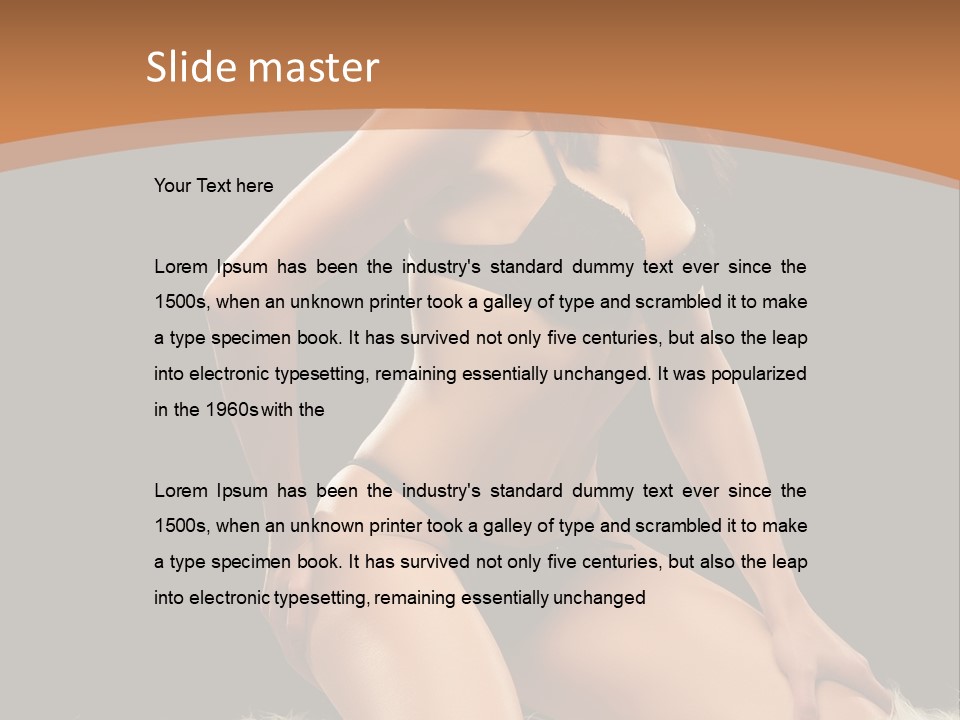 Health Elegance Cute PowerPoint Template