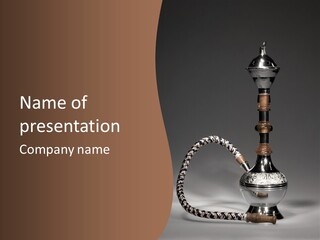 Arabian Hookah PowerPoint Template