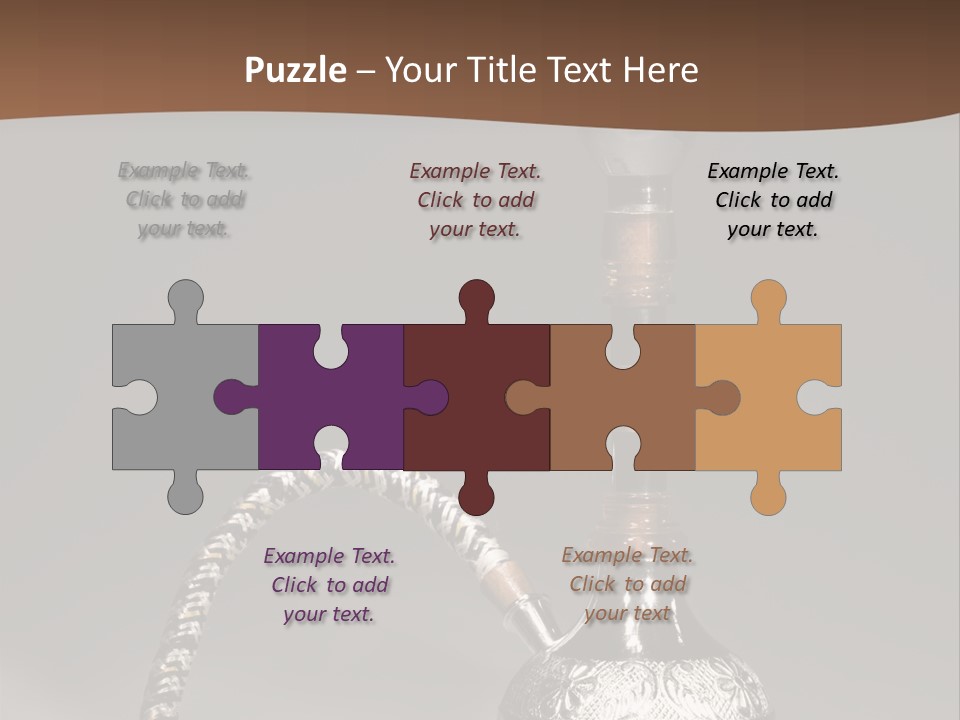 Arabian Hookah PowerPoint Template