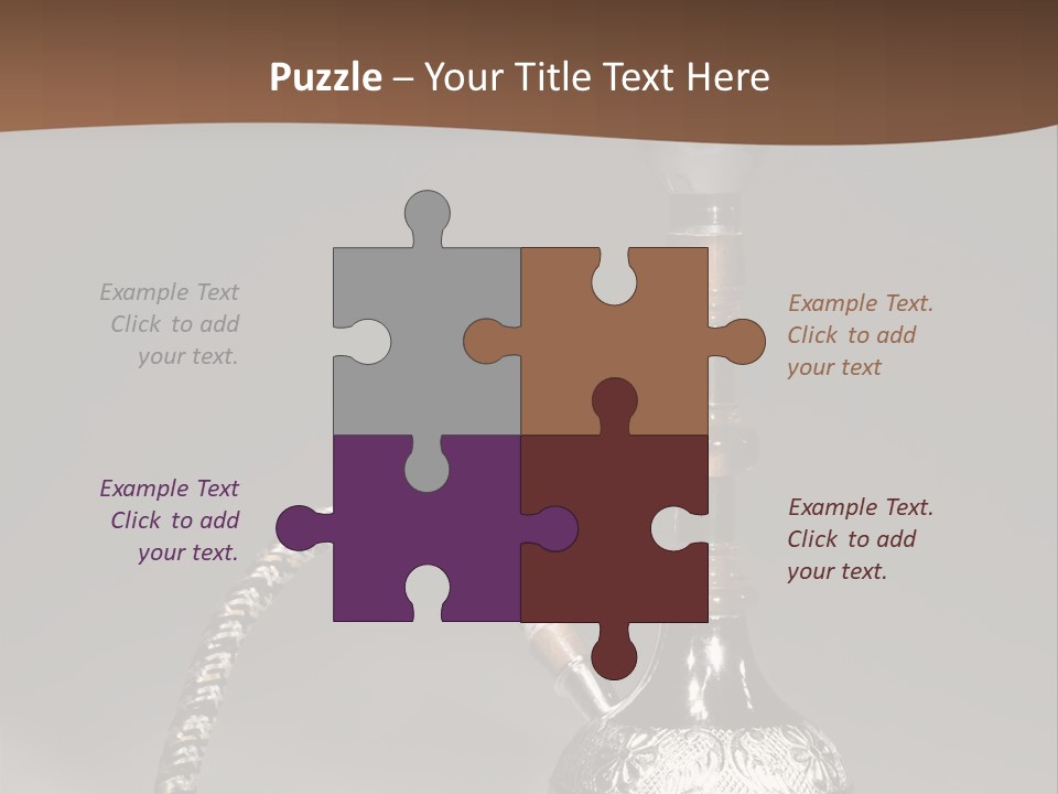 Arabian Hookah PowerPoint Template