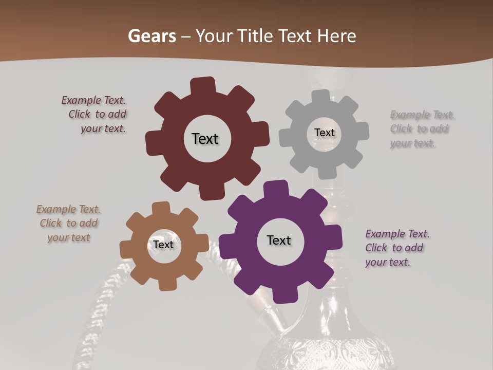 Arabian Hookah PowerPoint Template