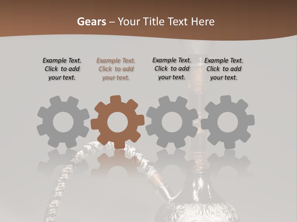 Arabian Hookah PowerPoint Template