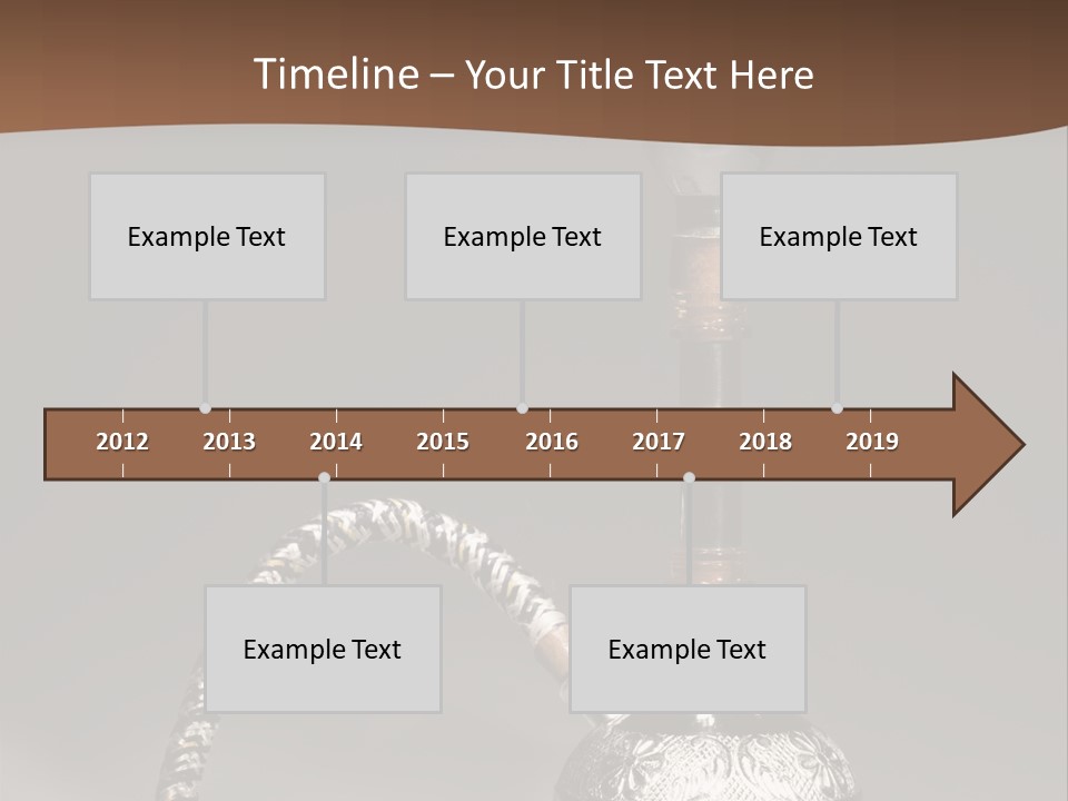 Arabian Hookah PowerPoint Template