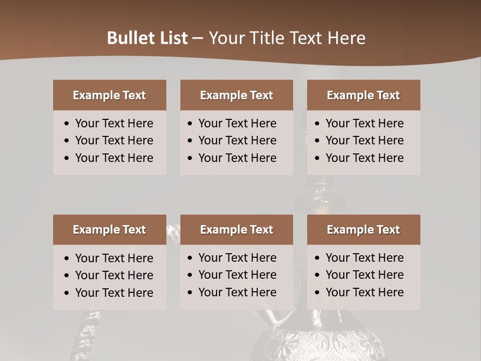 Arabian Hookah PowerPoint Template