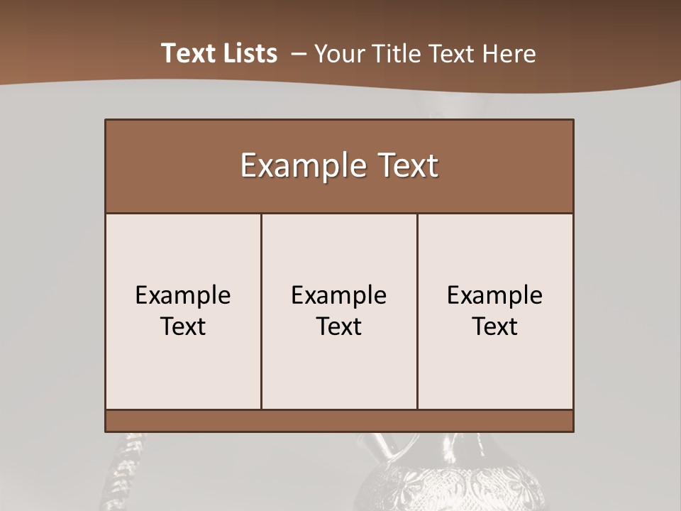 Arabian Hookah PowerPoint Template