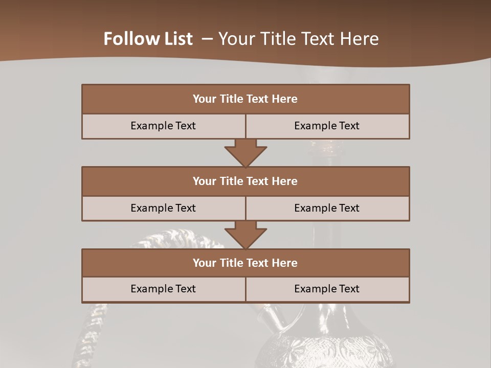 Arabian Hookah PowerPoint Template