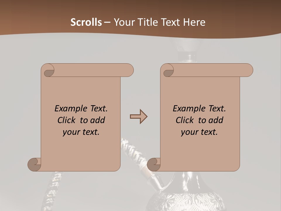 Arabian Hookah PowerPoint Template