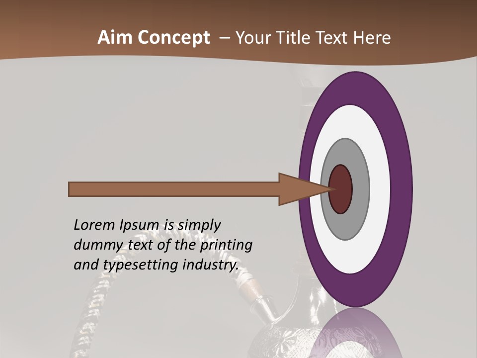 Arabian Hookah PowerPoint Template