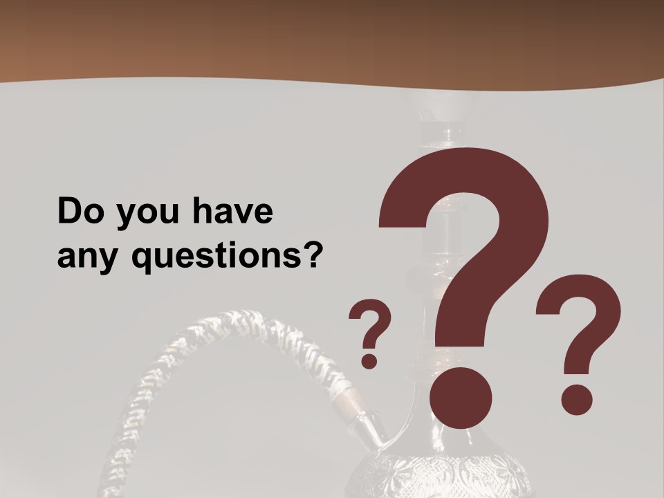 Arabian Hookah PowerPoint Template