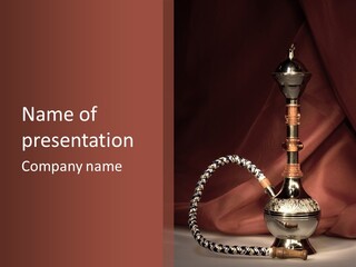 Hookah Pen PowerPoint Template