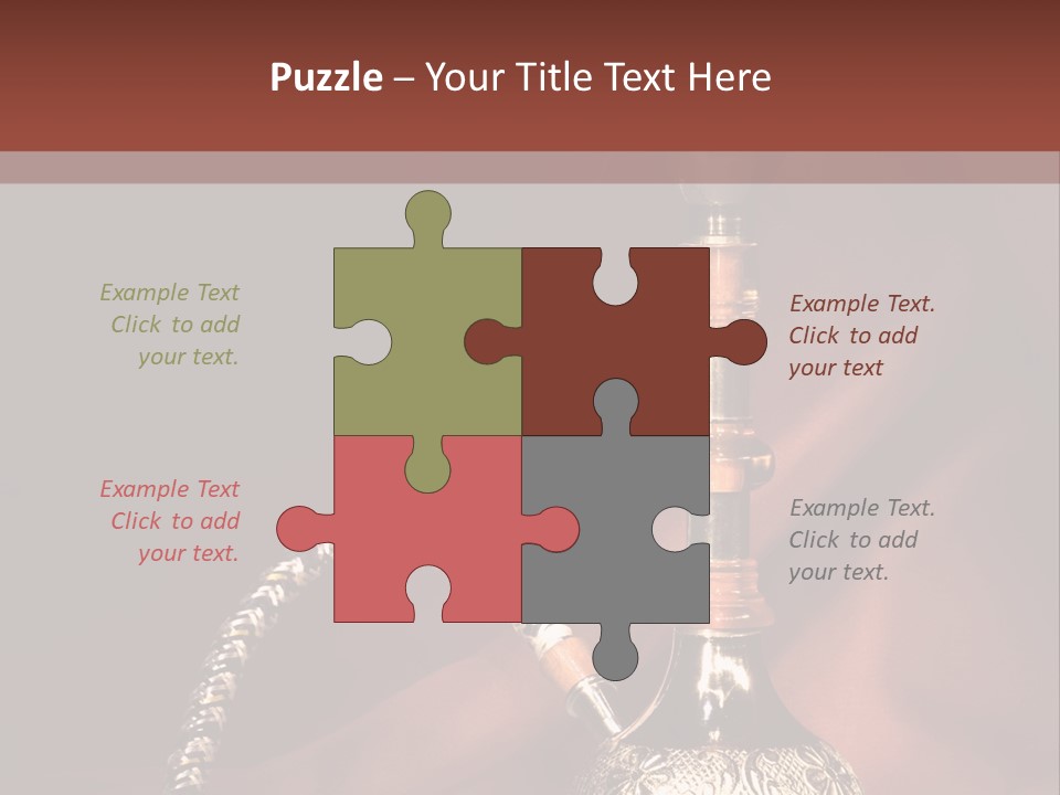 Hookah Pen PowerPoint Template