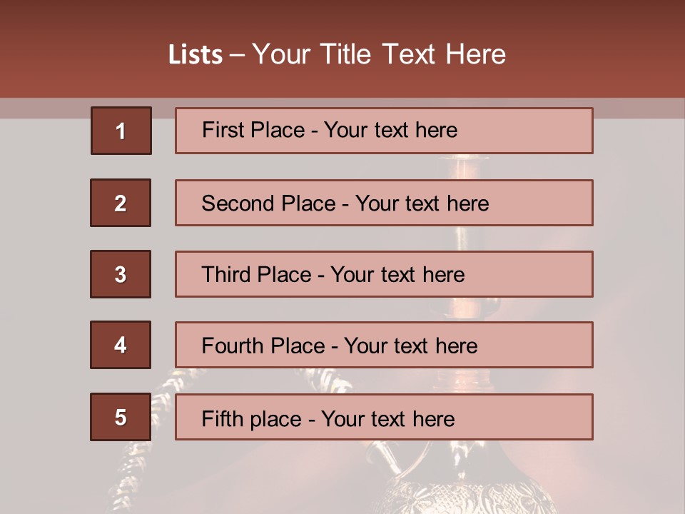 Hookah Pen PowerPoint Template