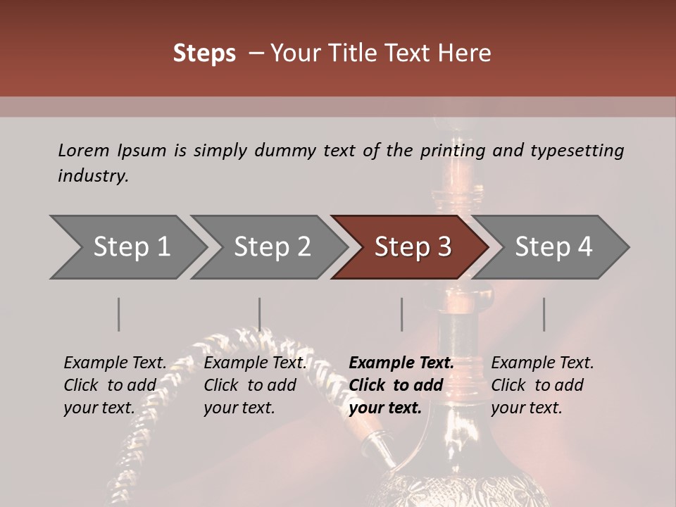 Hookah Pen PowerPoint Template