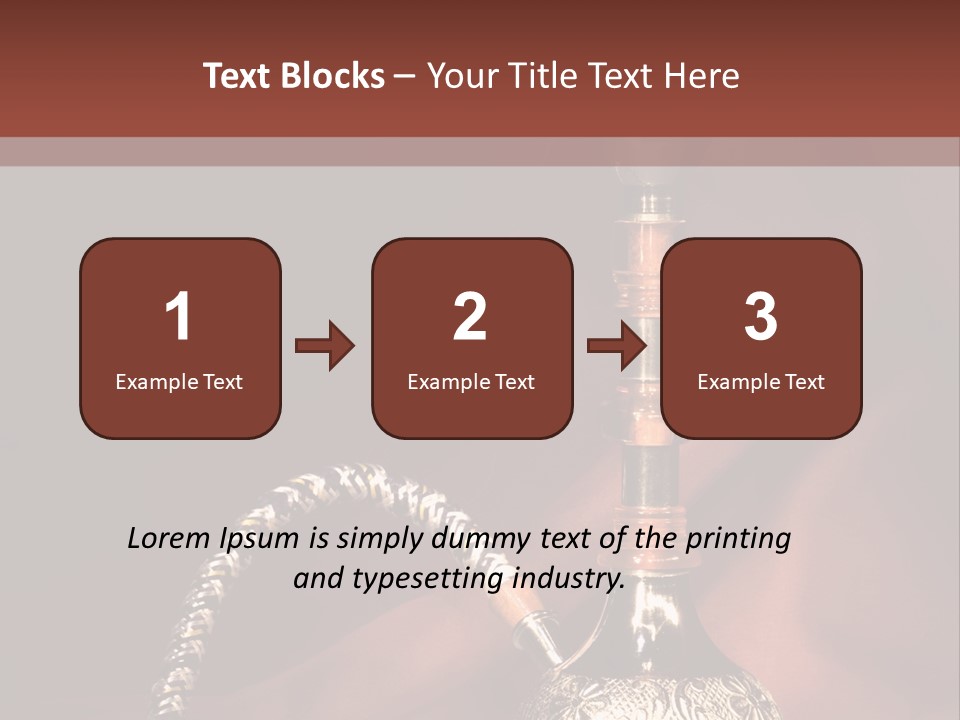 Hookah Pen PowerPoint Template