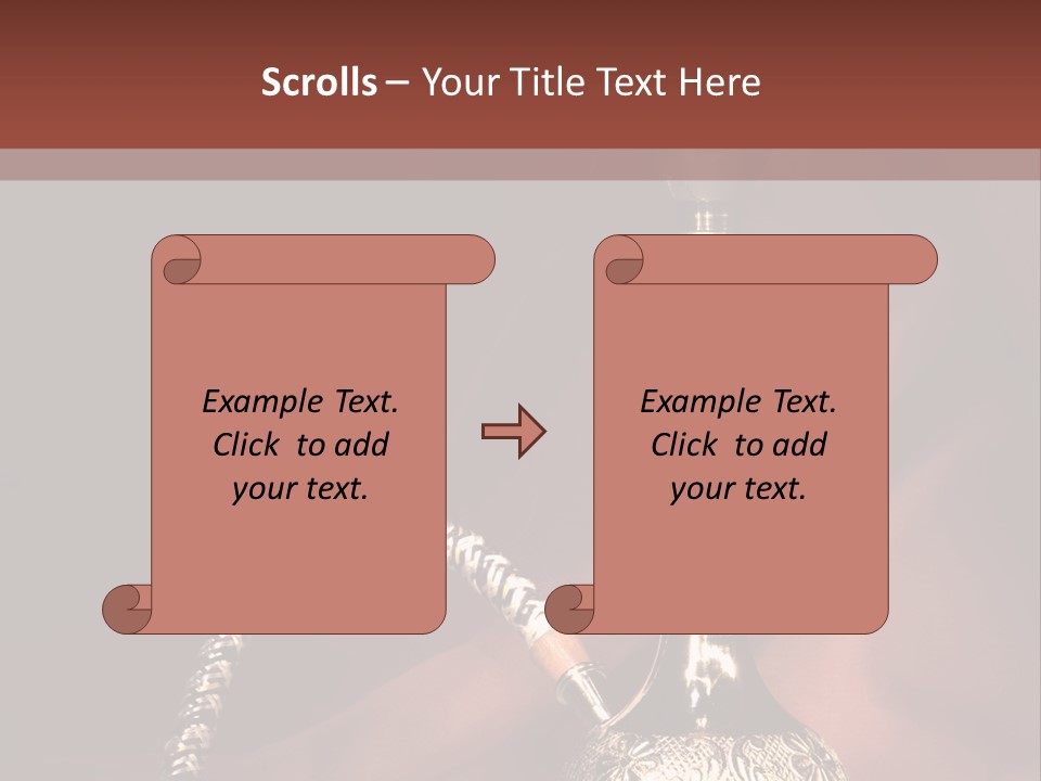 Hookah Pen PowerPoint Template