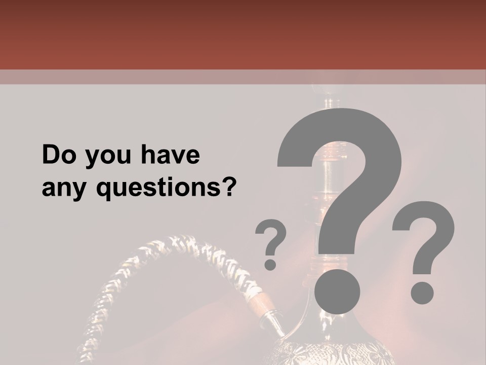 Hookah Pen PowerPoint Template