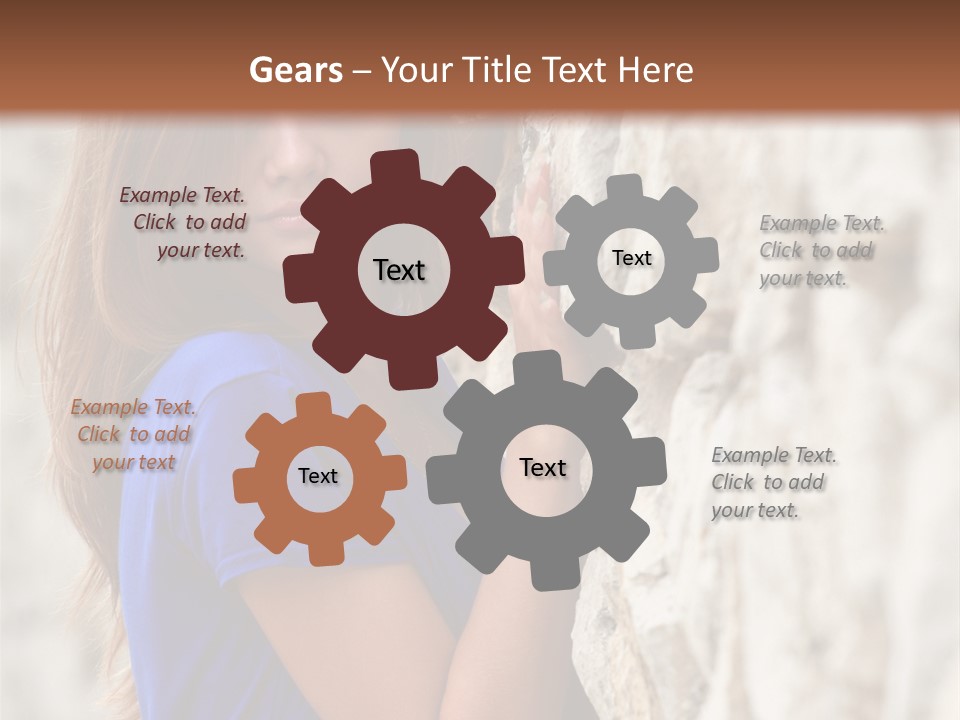 Face Beauty Eyes PowerPoint Template