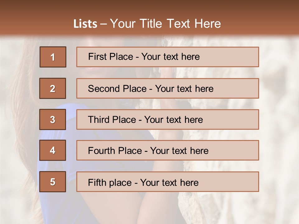 Face Beauty Eyes PowerPoint Template
