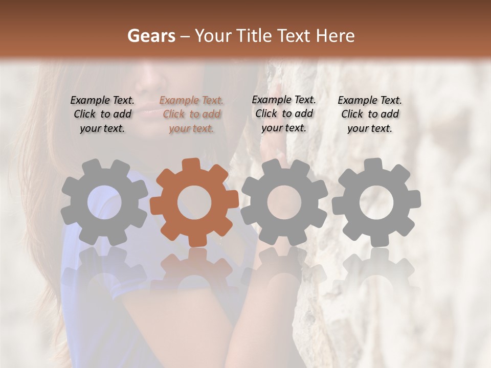 Face Beauty Eyes PowerPoint Template