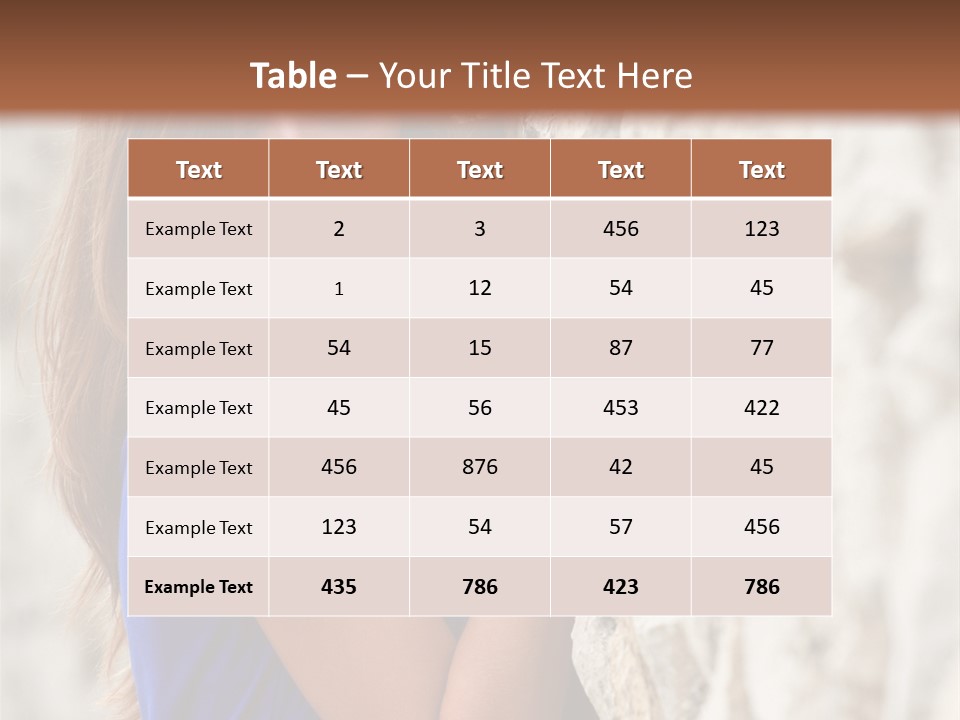 Face Beauty Eyes PowerPoint Template