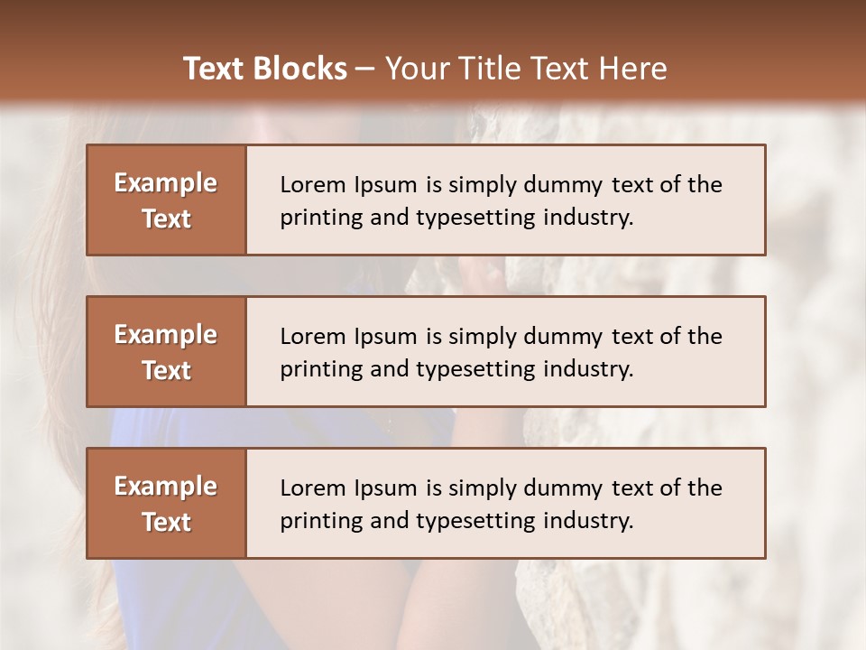 Face Beauty Eyes PowerPoint Template
