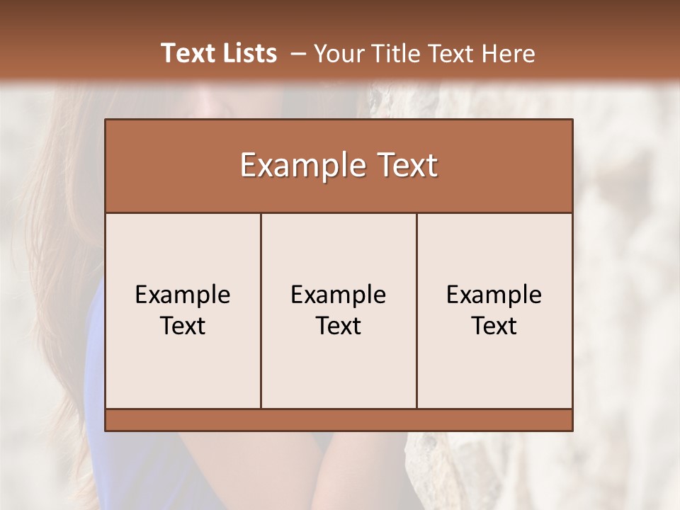 Face Beauty Eyes PowerPoint Template