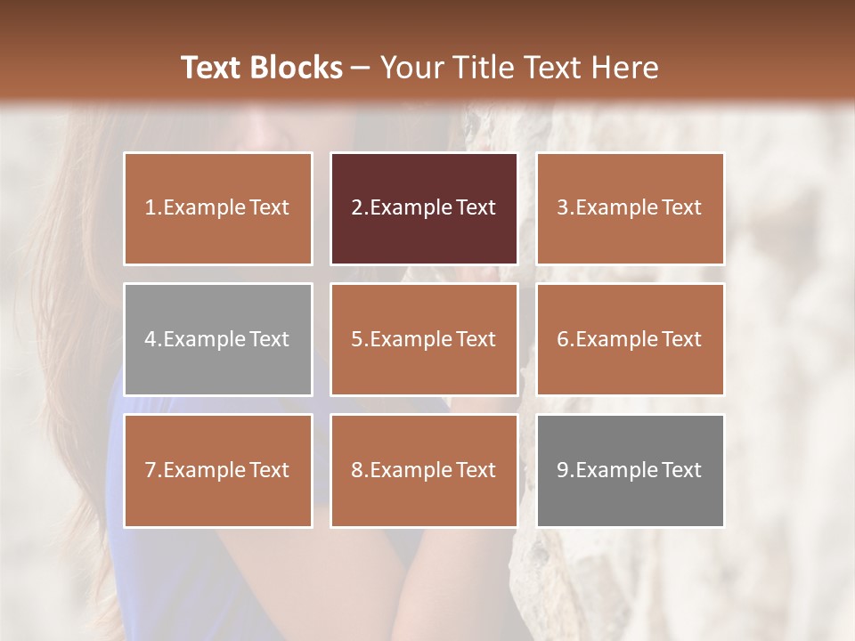 Face Beauty Eyes PowerPoint Template