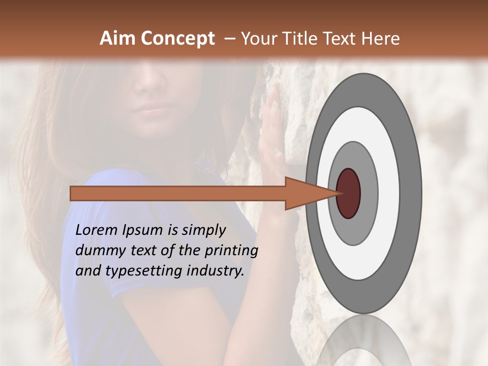 Face Beauty Eyes PowerPoint Template