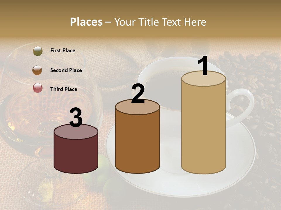 Koffie Cognac PowerPoint Template