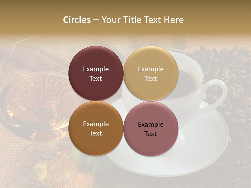 Koffie Cognac PowerPoint Template