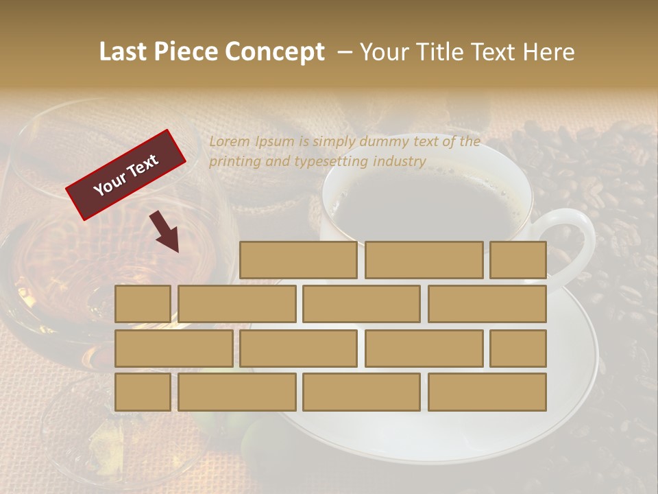 Koffie Cognac PowerPoint Template