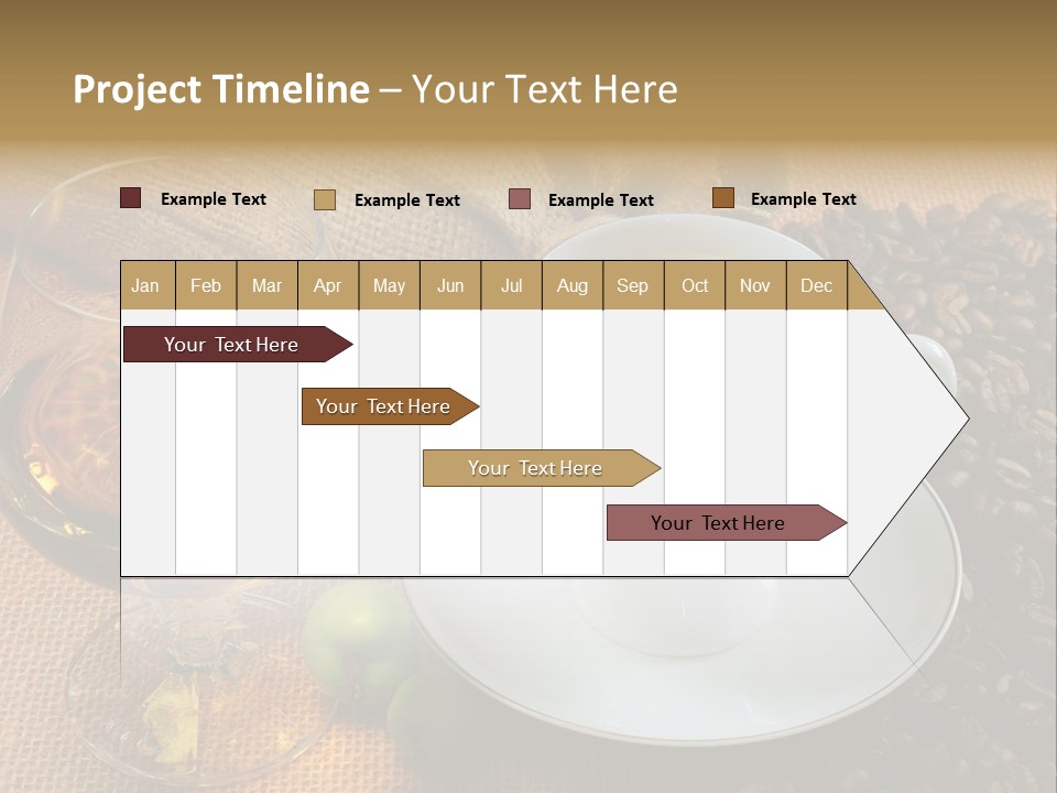 Koffie Cognac PowerPoint Template