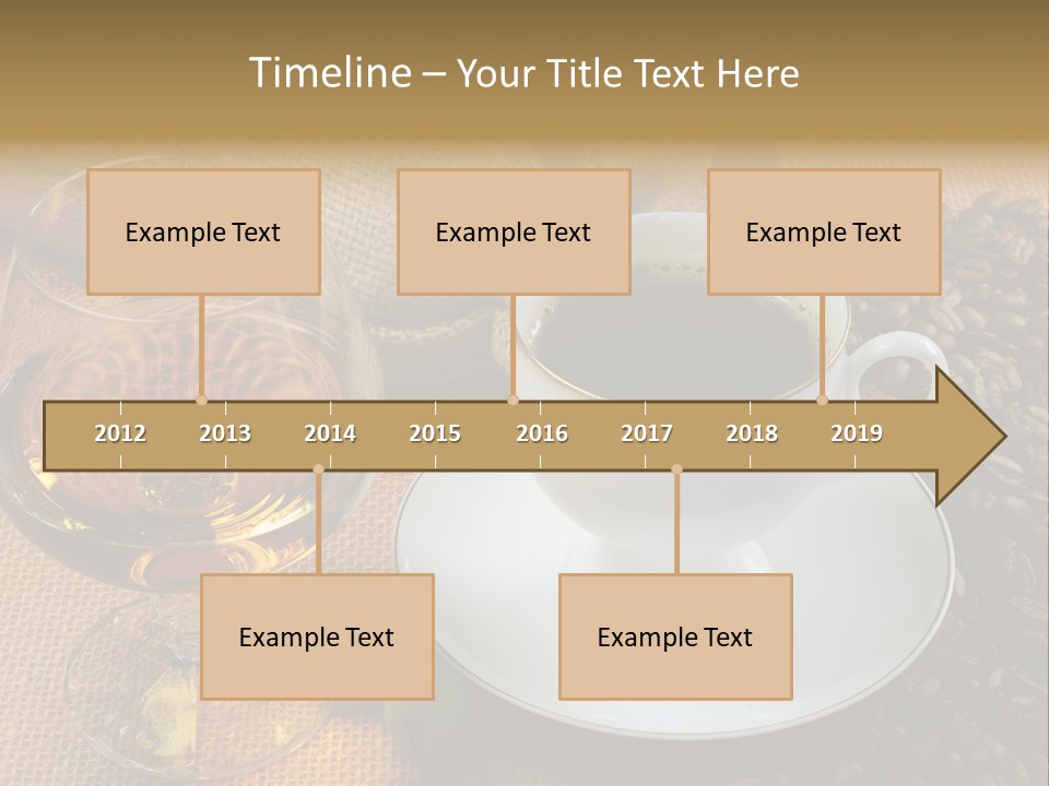 Koffie Cognac PowerPoint Template