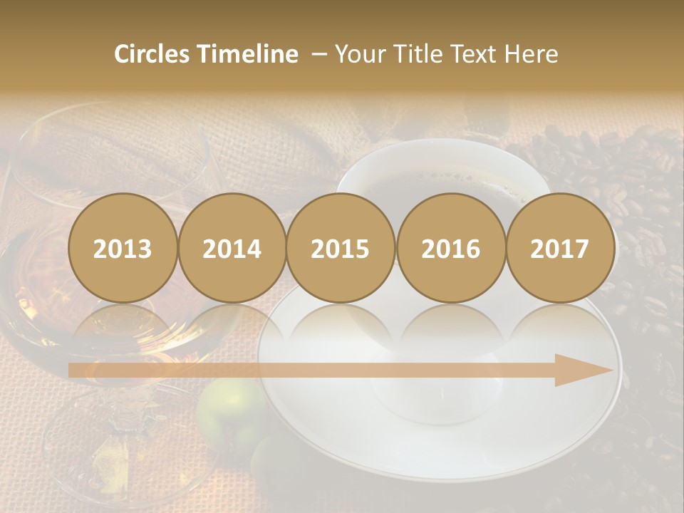 Koffie Cognac PowerPoint Template