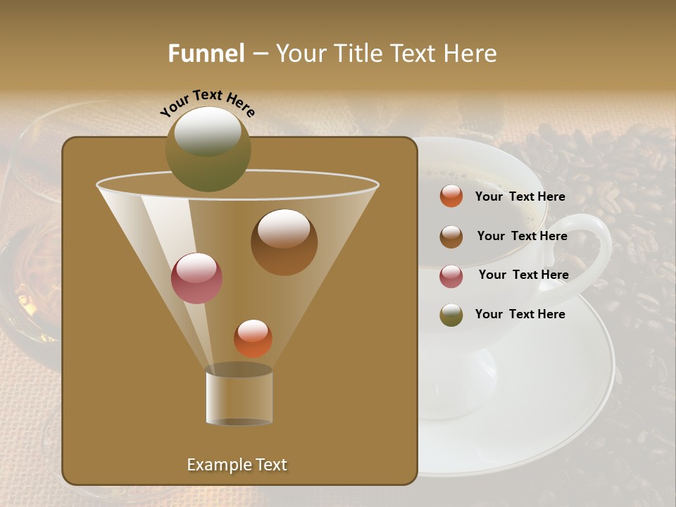 Koffie Cognac PowerPoint Template