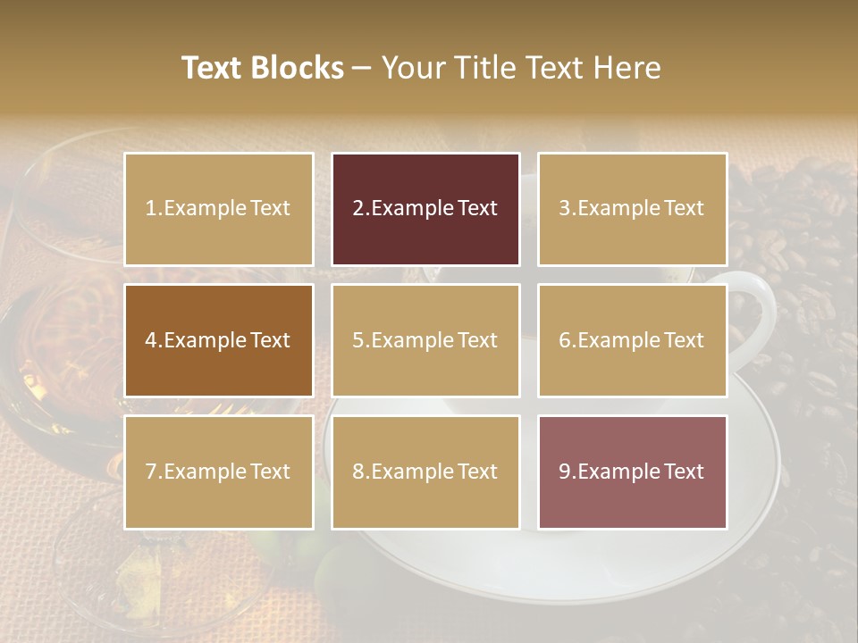 Koffie Cognac PowerPoint Template
