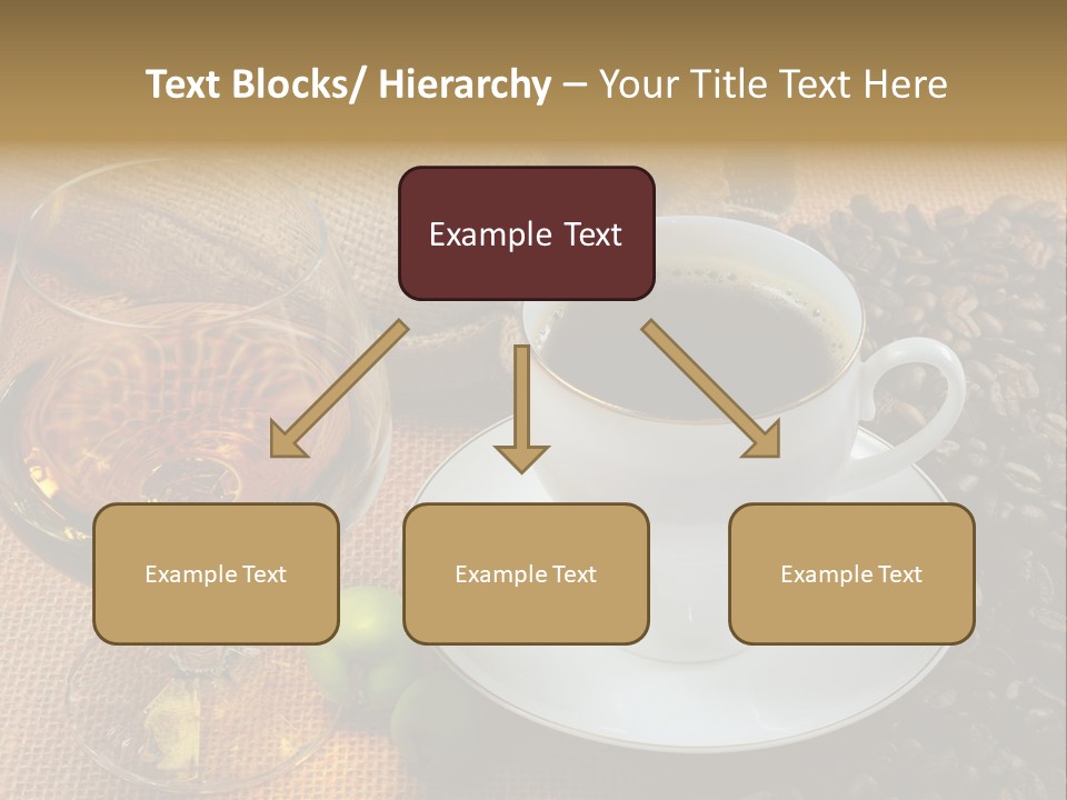 Koffie Cognac PowerPoint Template