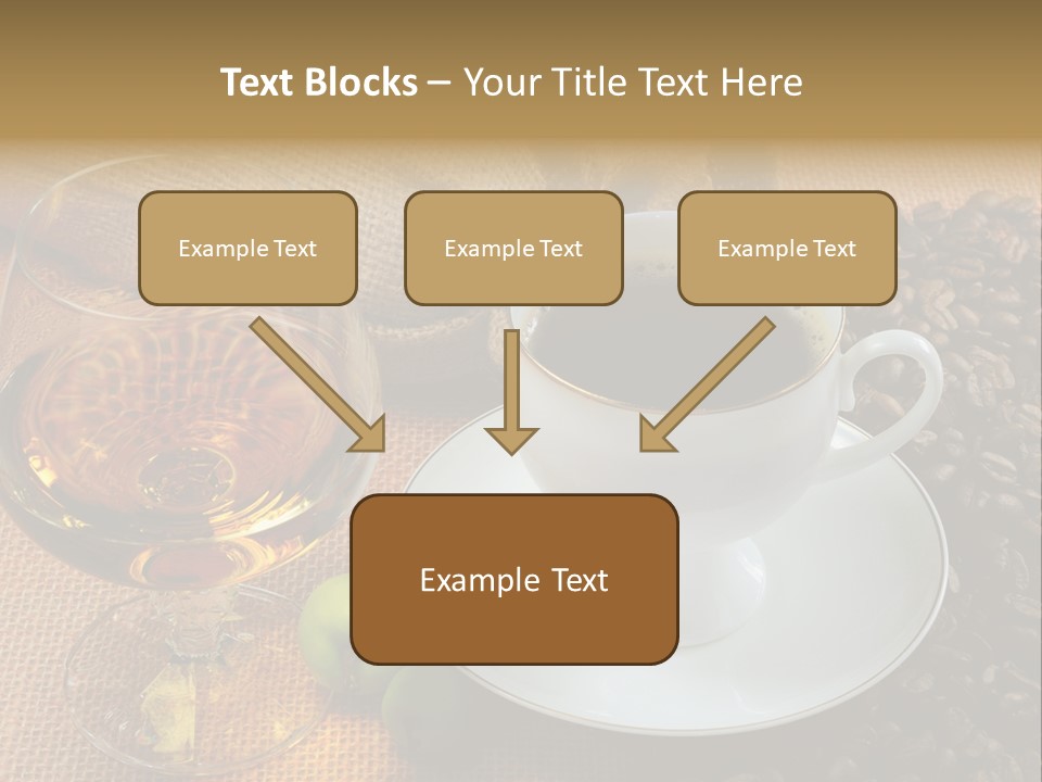 Koffie Cognac PowerPoint Template