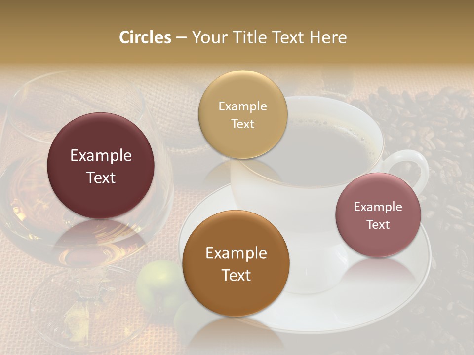 Koffie Cognac PowerPoint Template