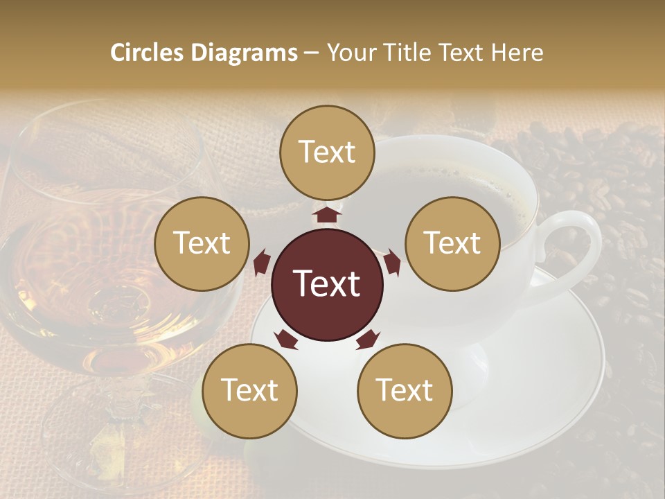 Koffie Cognac PowerPoint Template