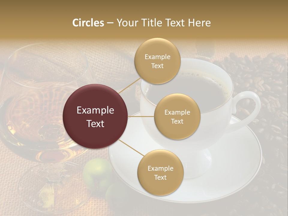 Koffie Cognac PowerPoint Template